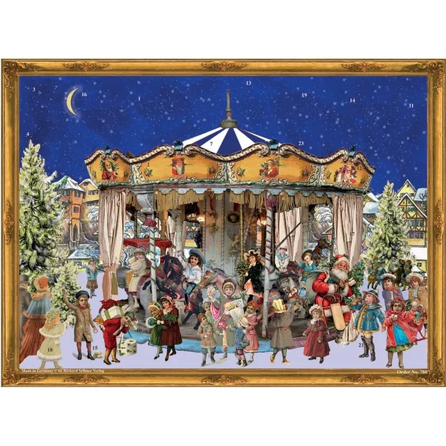 sellmer-verlag-adventskalender-weihnachtskarussell-gro-format-querformat-viktori image 1