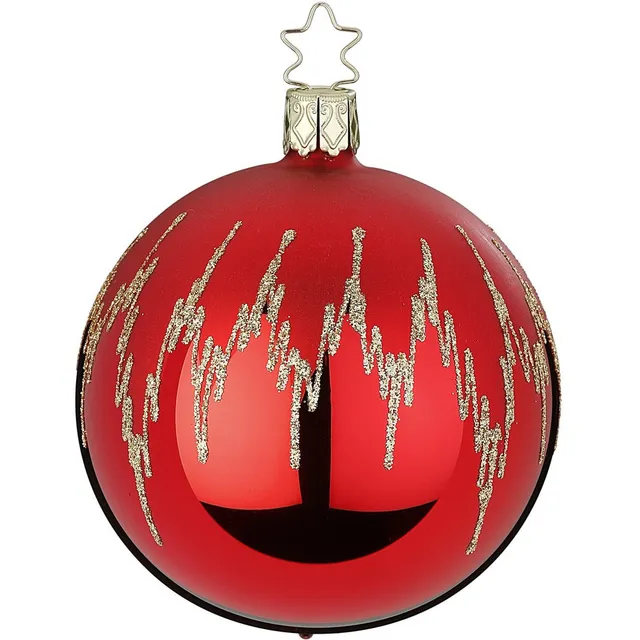 inge-glas-festtagsfreude-christbaumkugel-glas-rot-10-cm image 1