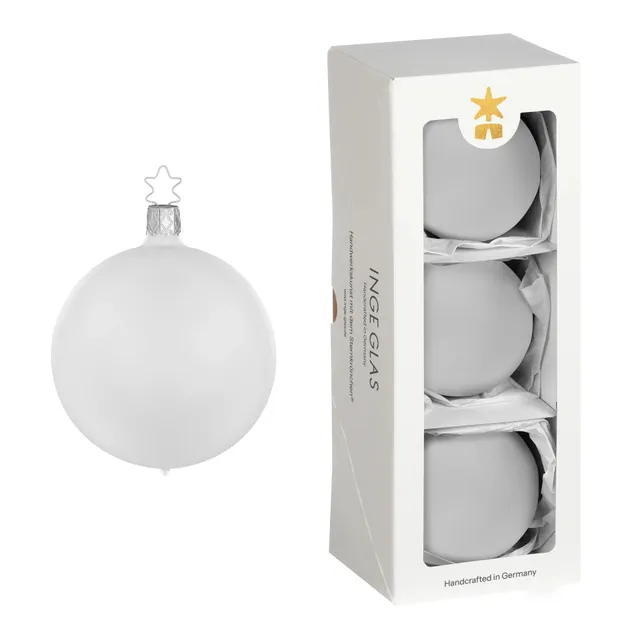 inge-glas-kugeln-wei-matt-transparent-christbaumkugeln-8-cm image 1