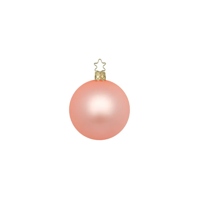 inge-glas-kugeln-christbaumkugel-apricot-matt-6-cm image 1