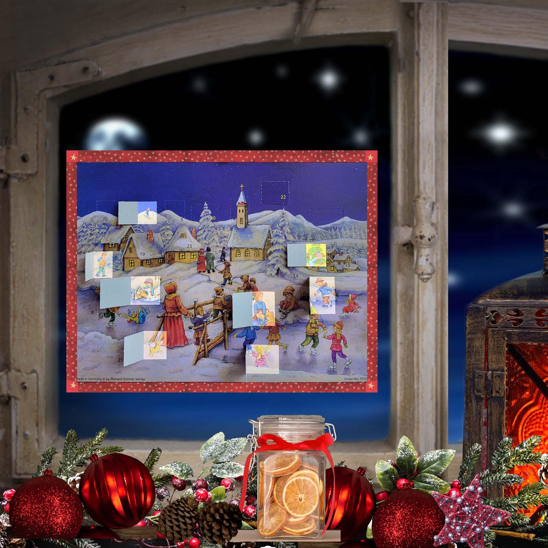 sellmer-verlag-adventskalender-eislaufen-ist-toll-papier-adventskalender-gro-for image 2