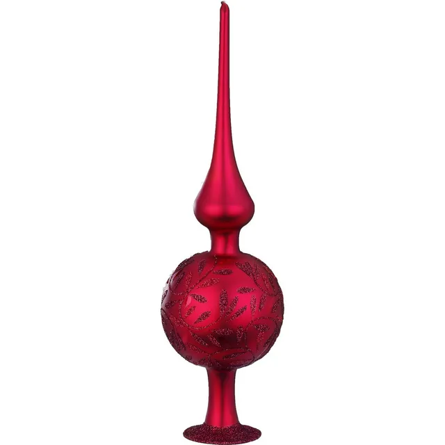 inge-glas-freudentanz-baumspitze-7x25-cm-ochsenblut-matt image 1