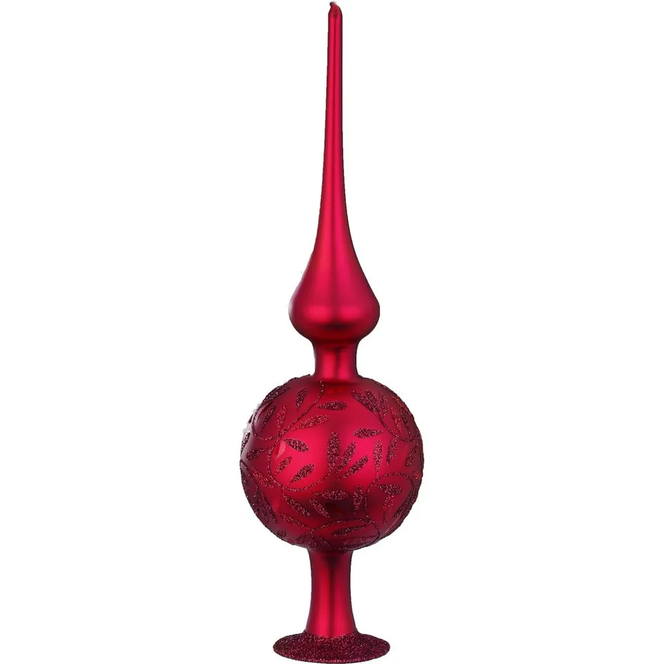 inge-glas-freudentanz-baumspitze-7x25-cm-ochsenblut-matt image 1
