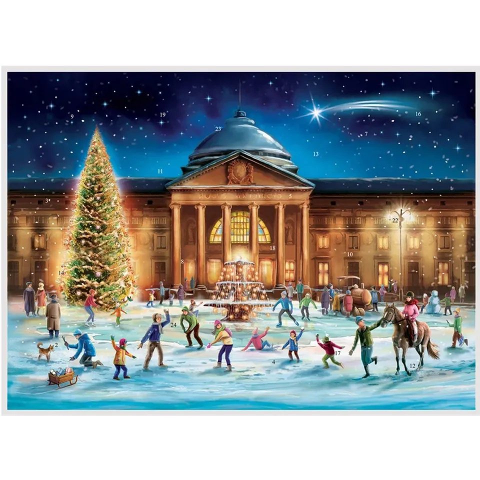 sellmer-verlag-adventskalender-wiesbaden-kurhaus-a3-querformat image 1