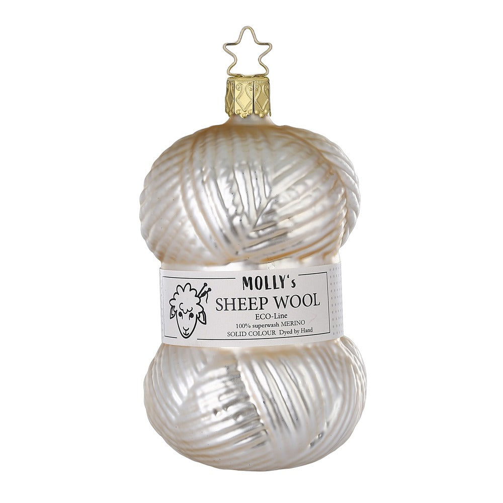 inge-glas-feine-wolle-glas-anh-nger-11-cm-beige image 1