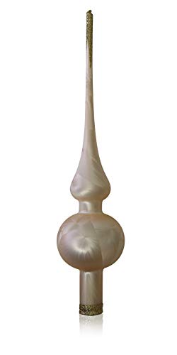 lauschaer-glas-spitze-eislack-champagner-6cm-christbaumschmuck image 6