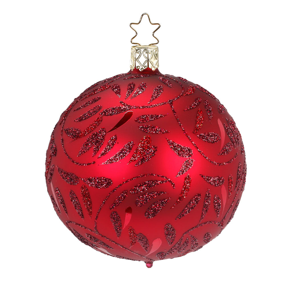 inge-glas-freudentanz-baumkugel-rot-10-cm image 1