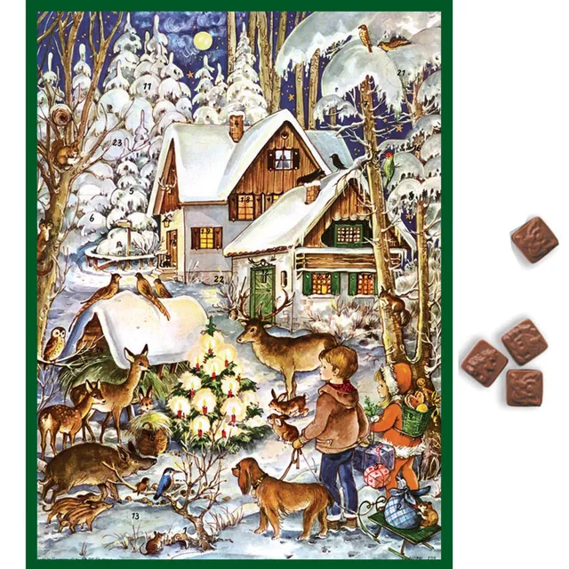 sellmer-verlag-schoko-adventskalender-winter-bei-den-tieren-hochformat-mit-vollm image 1