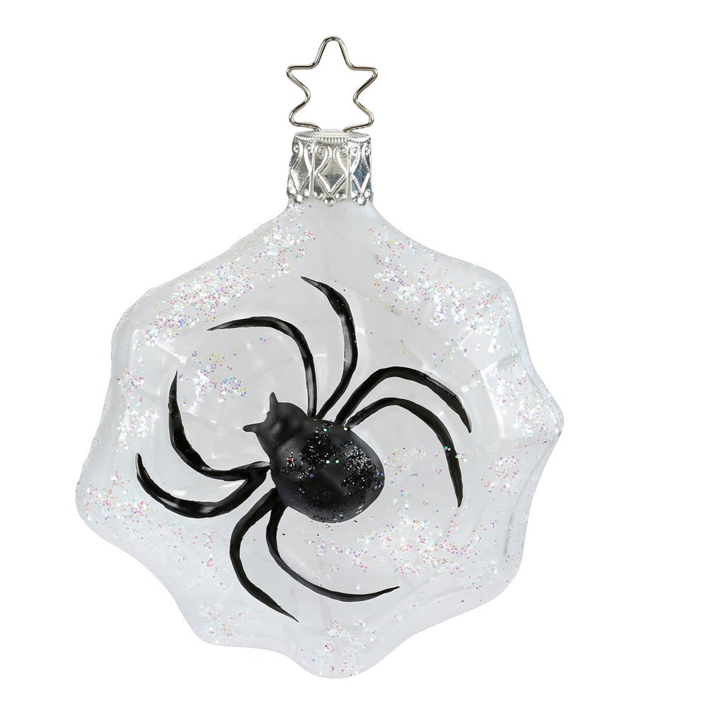 inge-glas-weihnachtsspinne-anh-nger-7-5-cm-wei image 1