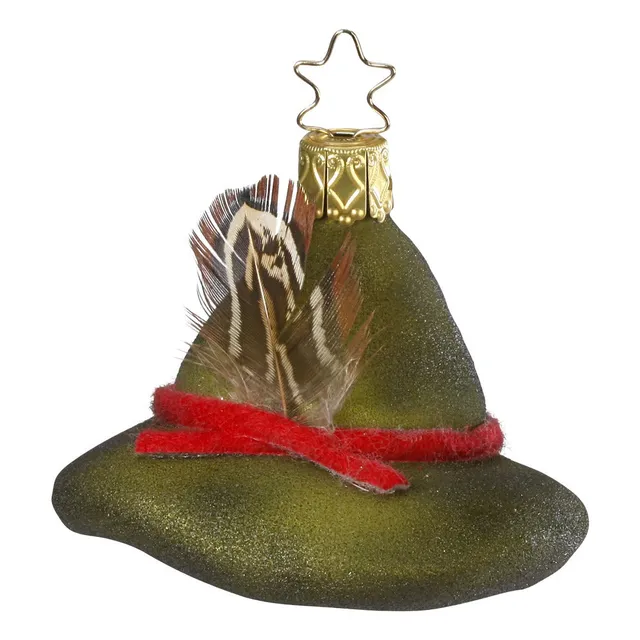 inge-glas-f-rsterhut-glas-christbaumschmuck-5-5-cm-gr-n image 1