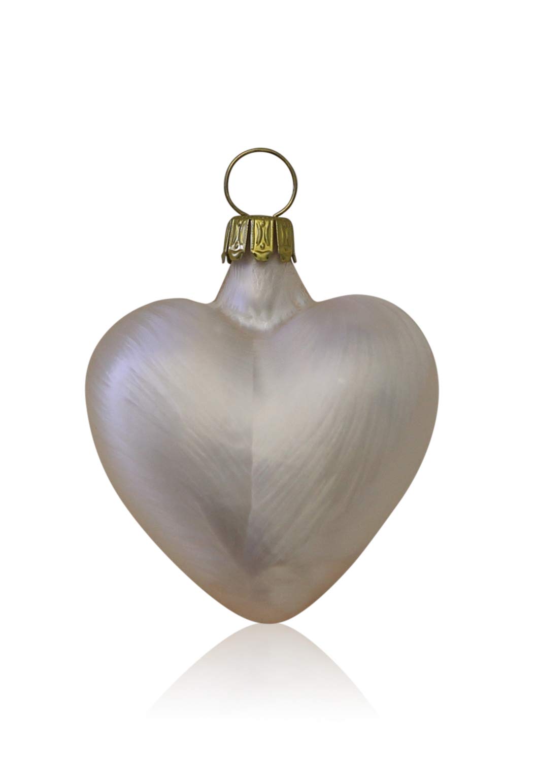 lauschaer-glas-christbaumschmuck-herzen-klein-eislack-champagner-4-st-ck-mundgeb image 1