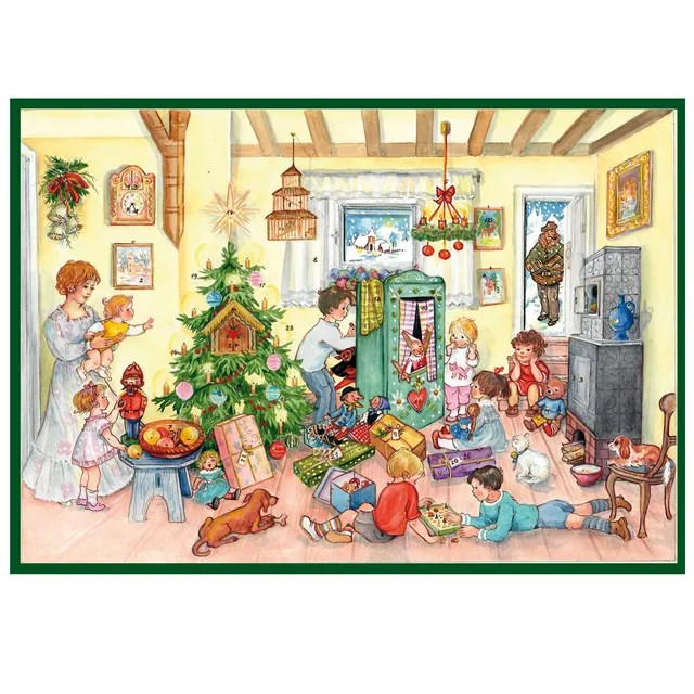 sellmer-verlag-adventskalender-bescherung-an-heilig-abend-f-r-kinder-gro-format image 1