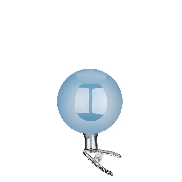 inge-glas-kugeln-auf-clip-christbaumkugel-azur-opal-8-cm image 1