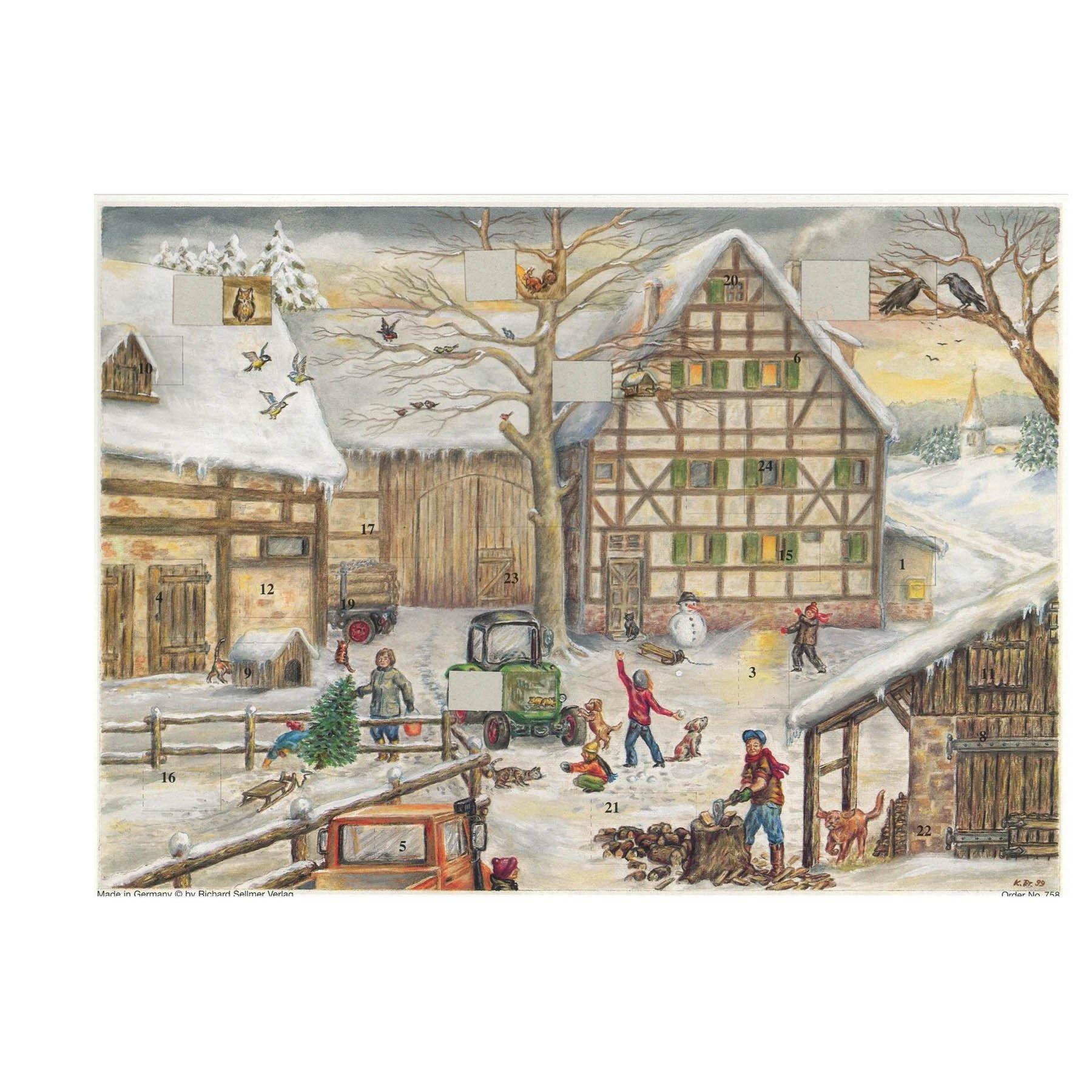 sellmer-verlag-adventskalender-winter-auf-dem-bauernhof-kinder-gro-format image 3