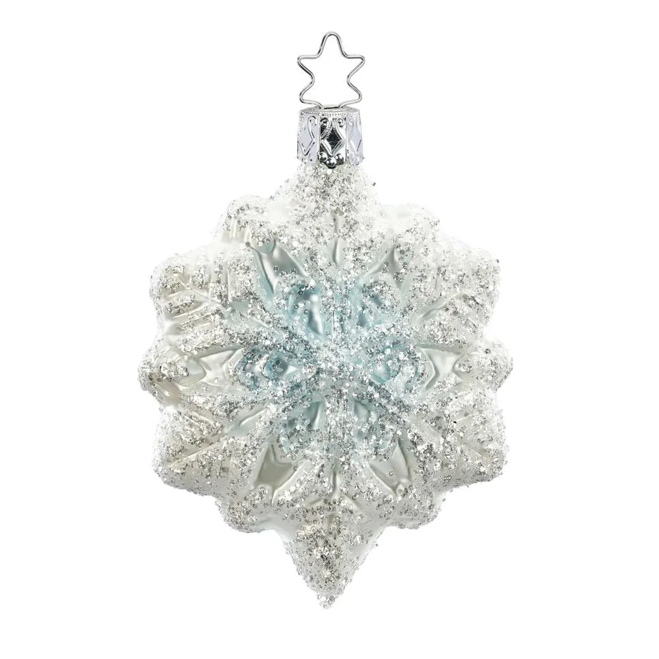 inge-glas-schneeflocke-christbaumschmuck-9-cm-wei image 1