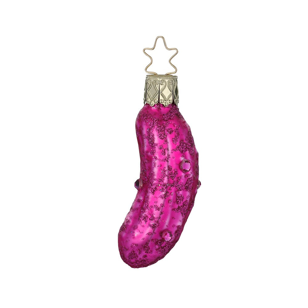 inge-glas-fancy-pickle-gurke-pink-7-cm image 1
