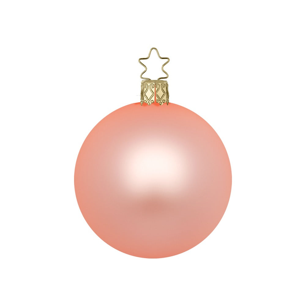 inge-glas-christbaumkugel-apricot-matt-12-cm image 1