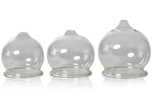 lauschaer-glas-feuer-schr-pfgl-ser-3er-set-60-70-80-mm-mundgeblasen image 1