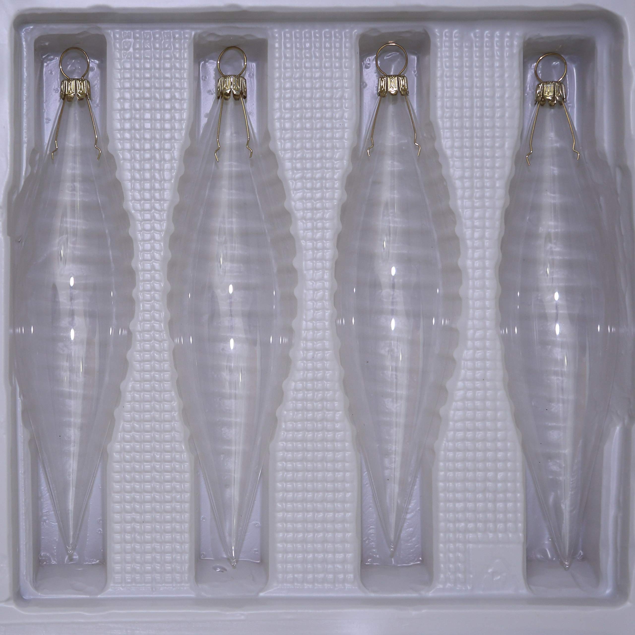 lauschaer-glas-christbaumschmuck-oliven-klarglas-mit-schmuckh-tchen-4-st-ck-mund image 2
