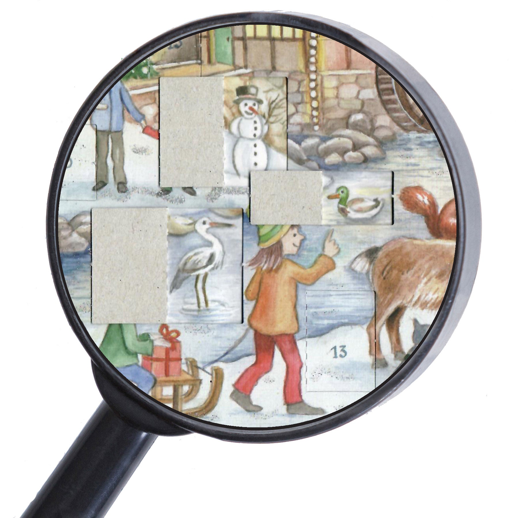 sellmer-verlag-adventskalender-weihnachtliches-m-hlhaus-gro-format-querformat-f- image 3