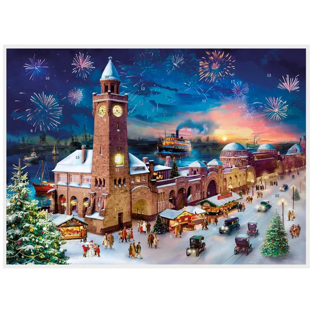 sellmer-verlag-adventskalender-hamburg-landungsbr-cken-a3-historisch image 1
