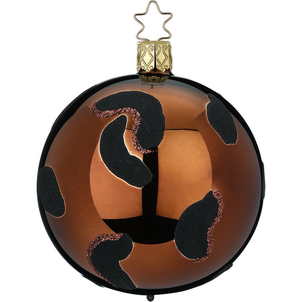 inge-glas-leopard-glas-christbaumkugel-8-cm-braun image 1