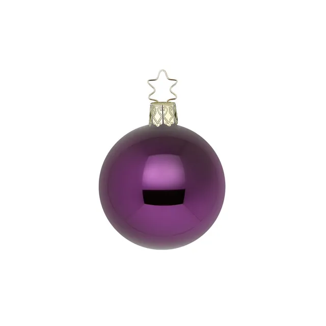 inge-glas-kugeln-royalviolett-glanz-10-cm image 1