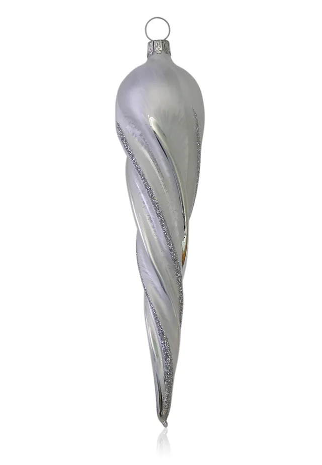 lauschaer-glas-christbaumschmuck-eiszapfen-dick-eislack-wei-mit-dekor-4-st-ck-mu image 1