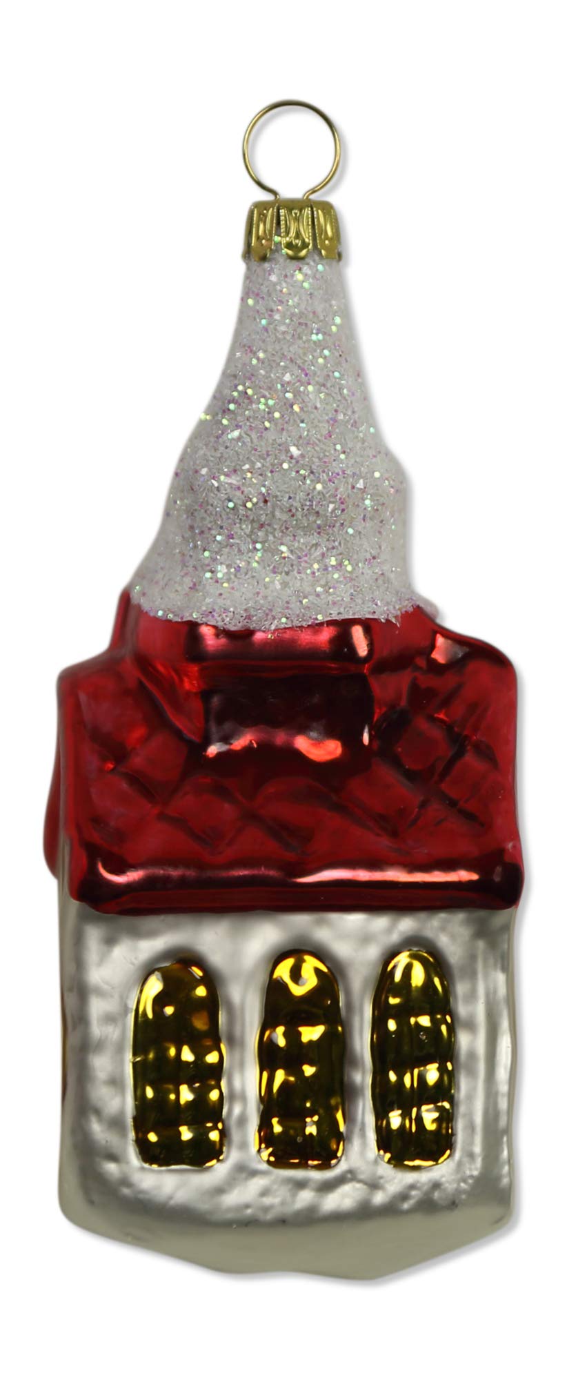 lauschaer-glas-christbaumschmuck-kirche-wei-matt-rot image 1