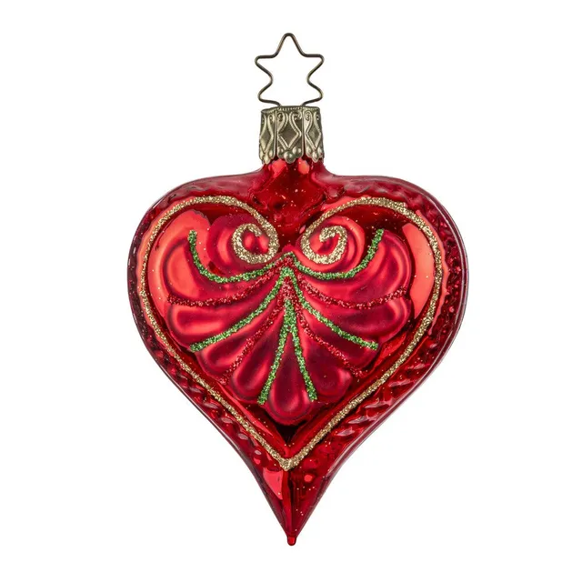 inge-glas-manufaktur-weihnachtliches-herz-anh-nger-8-cm image 1