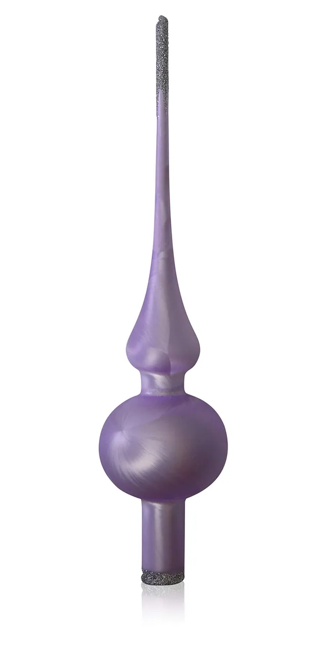 lauschaer-glas-christbaumschmuck-spitze-eislack-flieder-6-cm-mundgeblasen image 1