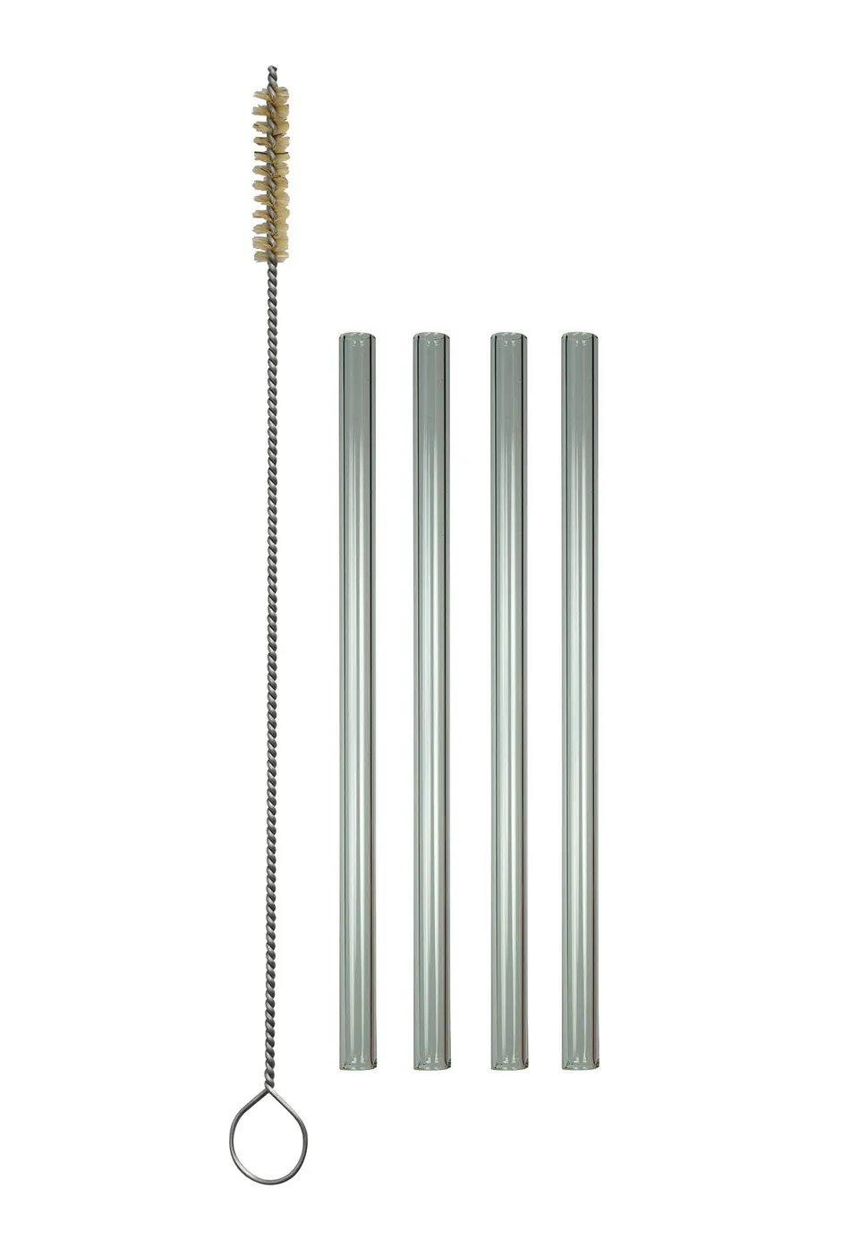 lauschaer-glas-trinkhalme-aus-glas-4-st-ck-l-21-cm-mit-reinigungsb-rste image 1