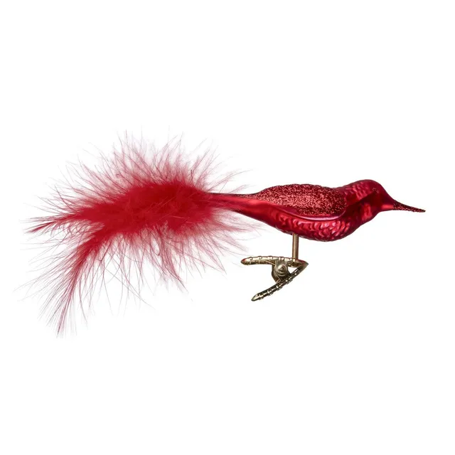 inge-glas-v-gelchen-rot-matt-10-cm-glasvogel image 1