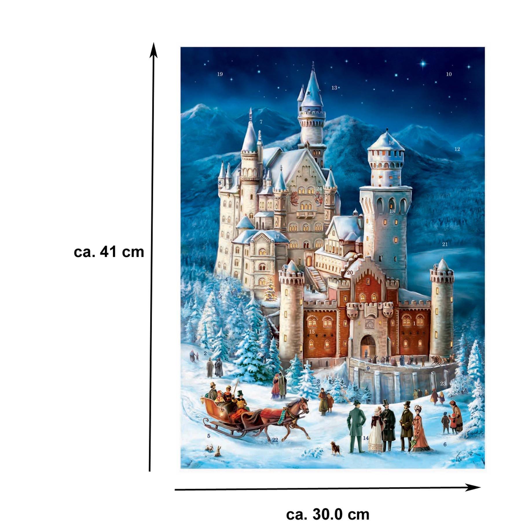 sellmer-verlag-adventskalender-schloss-neuschwanstein-papier-adventskalender-gro image 5