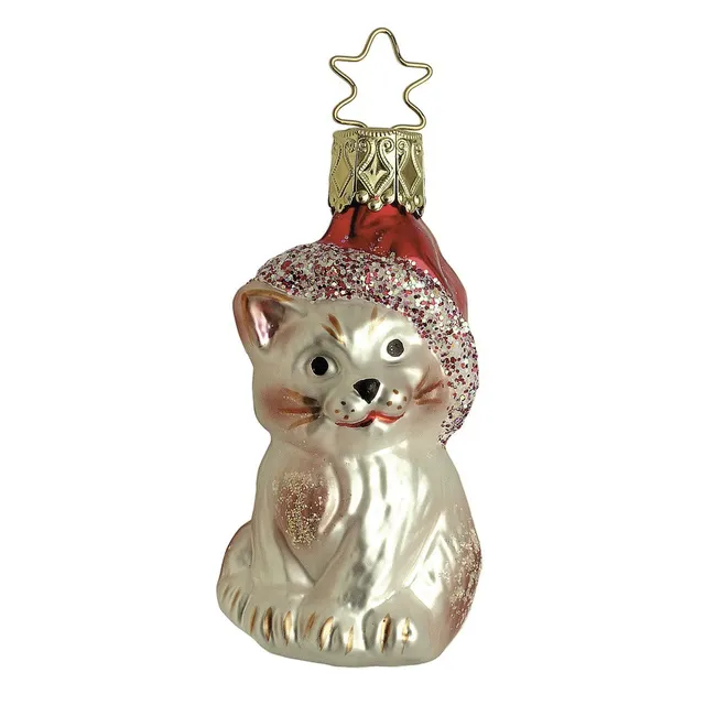inge-glas-weihnachtsk-tzchen-glasbaumschmuck-6-5-cm-beige-creme image 1
