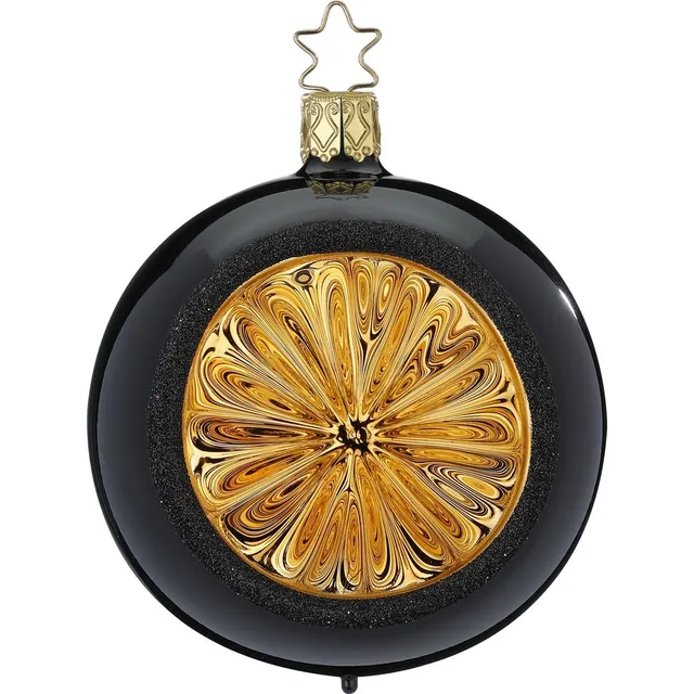 inge-glas-strahlender-luxus-christbaumkugel-8-cm-schwarz-reflex image 1