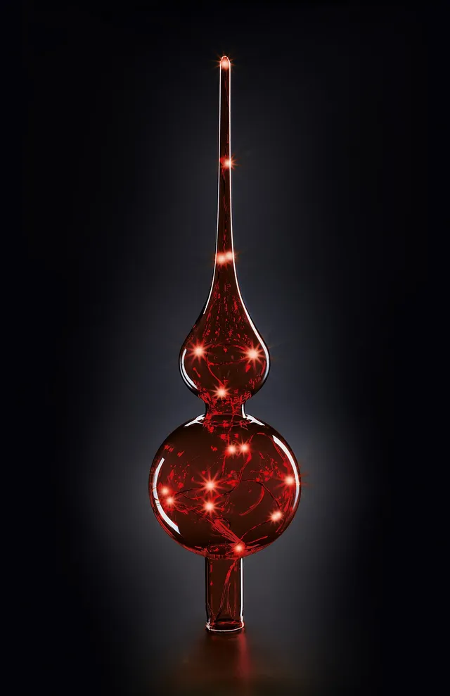 krinner-lumix-tree-topper-rot-beleuchtete-christbaumspitze-led image 1