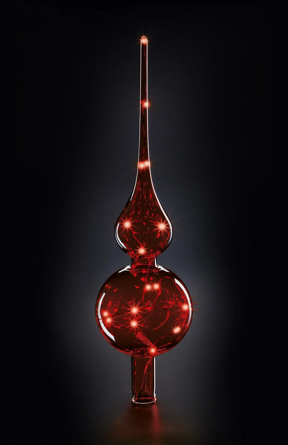 krinner-lumix-tree-topper-rot-beleuchtete-christbaumspitze-led image 1
