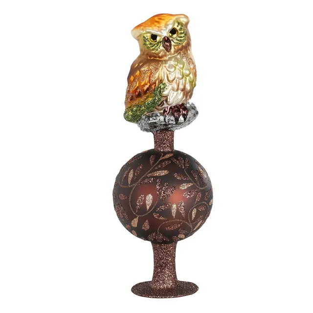 inge-glas-manufaktur-waldeule-glas-figur-8-x-28-cm image 1
