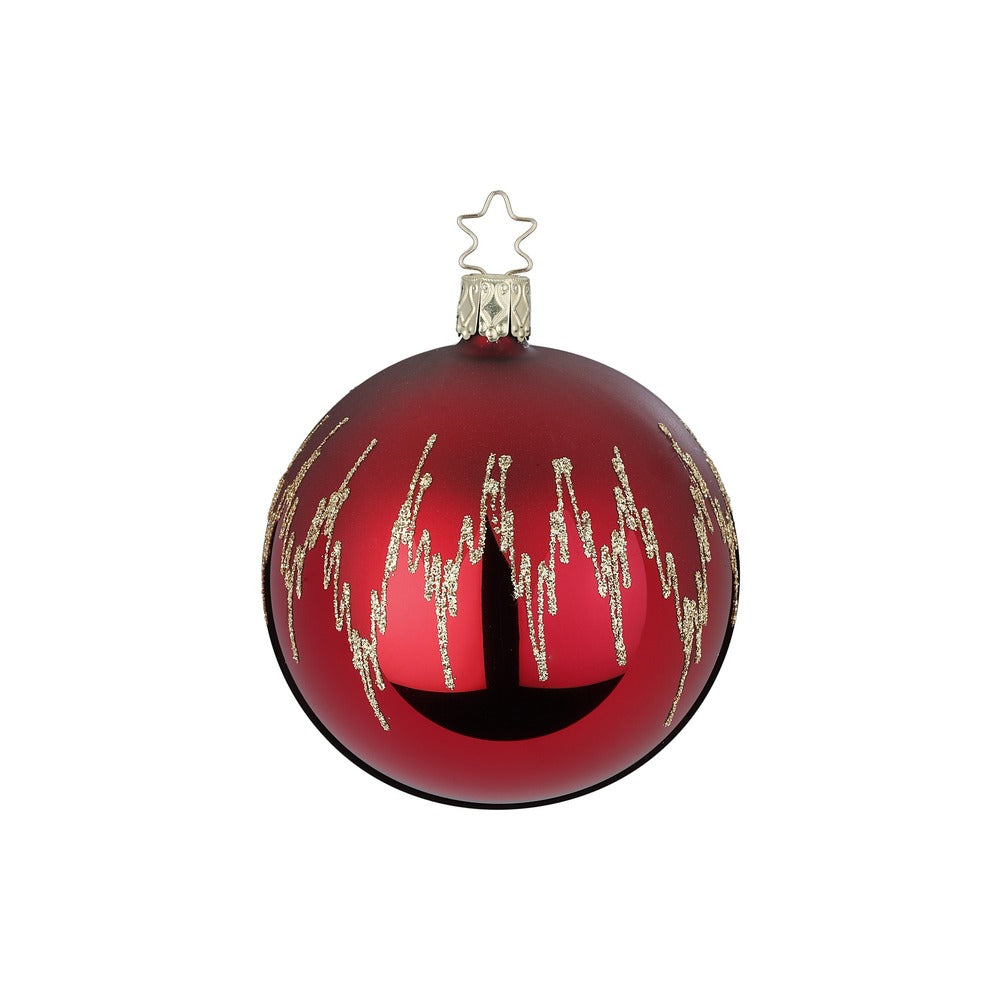 inge-glas-festtagsfreude-6-cm-christbaumkugel-glas-rot-klassik image 1