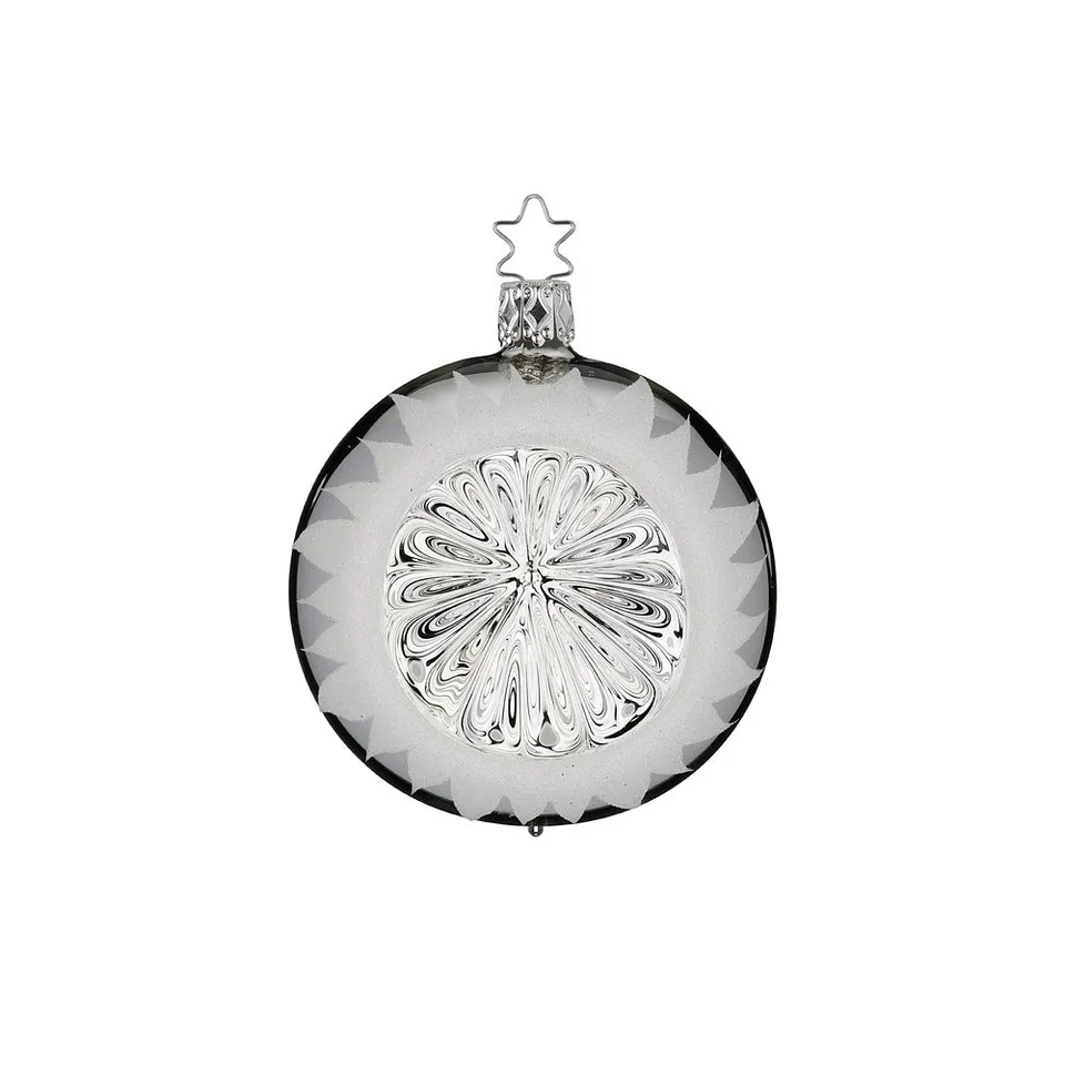 inge-glas-manufaktur-silberner-glanz-christbaumkugel-glas-6-cm image 1