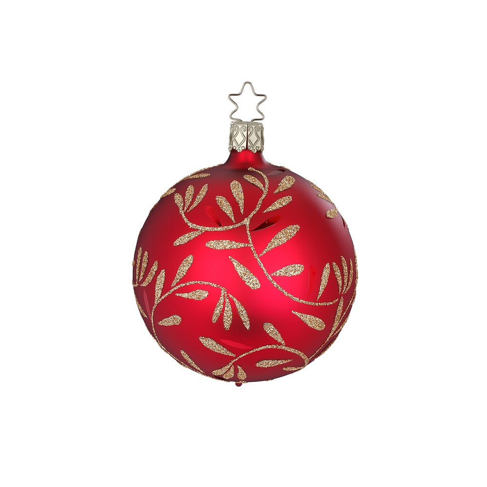 inge-glas-freudentanz-glas-baumkugel-6-cm-rot-classic image 1