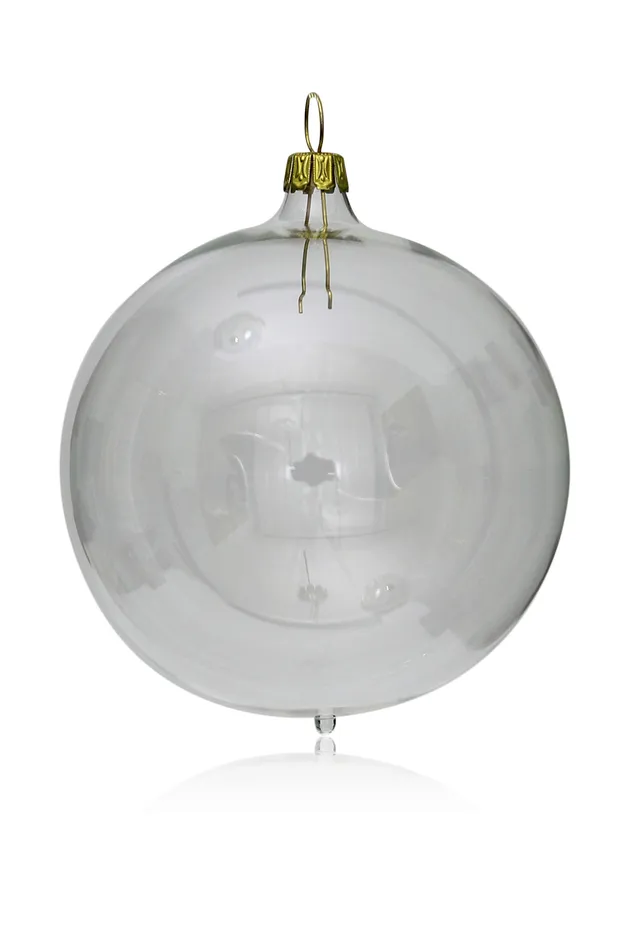 lauschaer-glas-christbaumkugeln-klarglas-6cm-5-st-ck-mit-schmuckh-tchen-mundgebl image 1