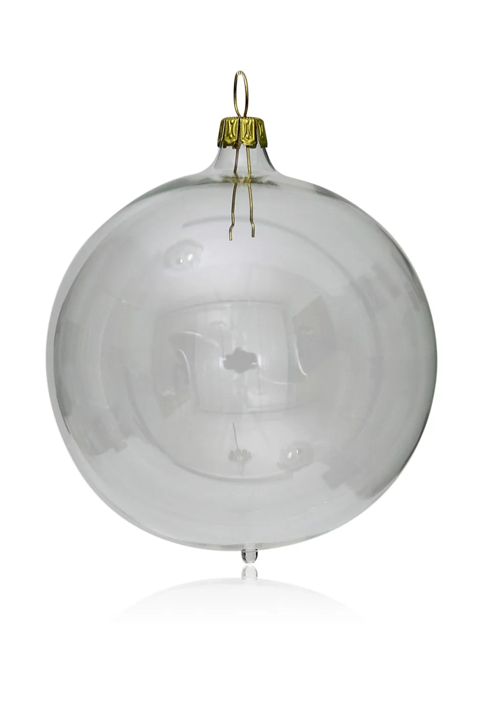 lauschaer-glas-christbaumkugeln-klarglas-6cm-5-st-ck-mit-schmuckh-tchen-mundgebl image 1