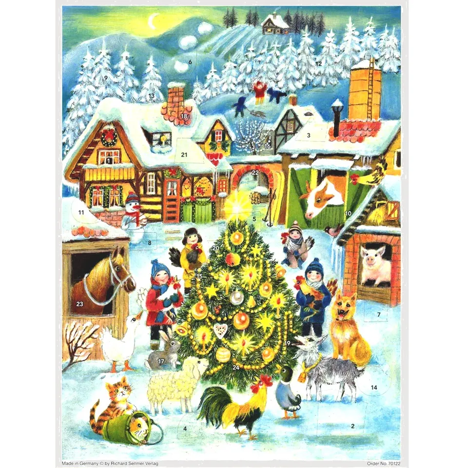 sellmer-verlag-adventskalender-weihnachten-auf-dem-bauernhof-f-r-kinder image 1
