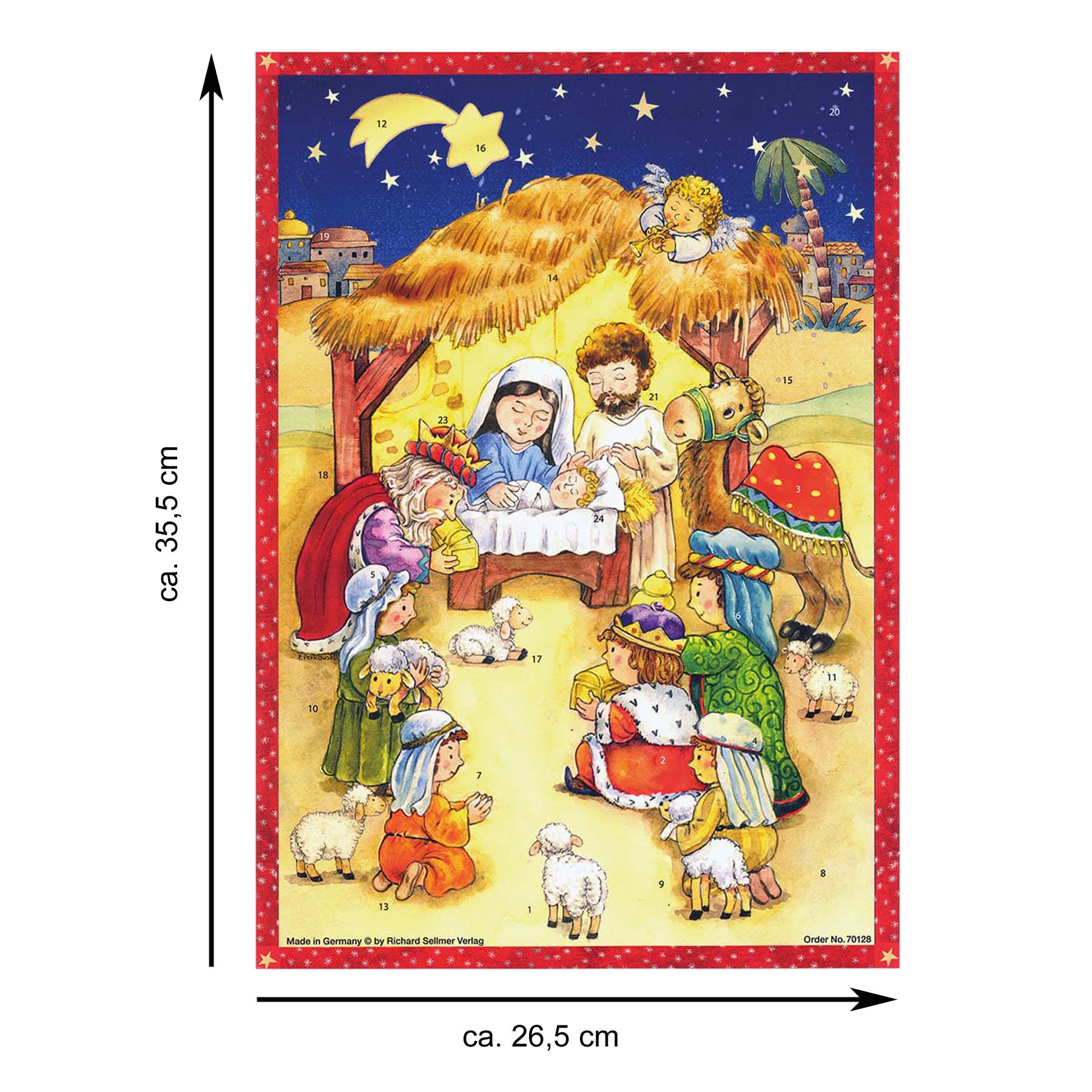 sellmer-verlag-adventskalender-die-krippe-von-bethlehem-gro-format-hochformat image 3