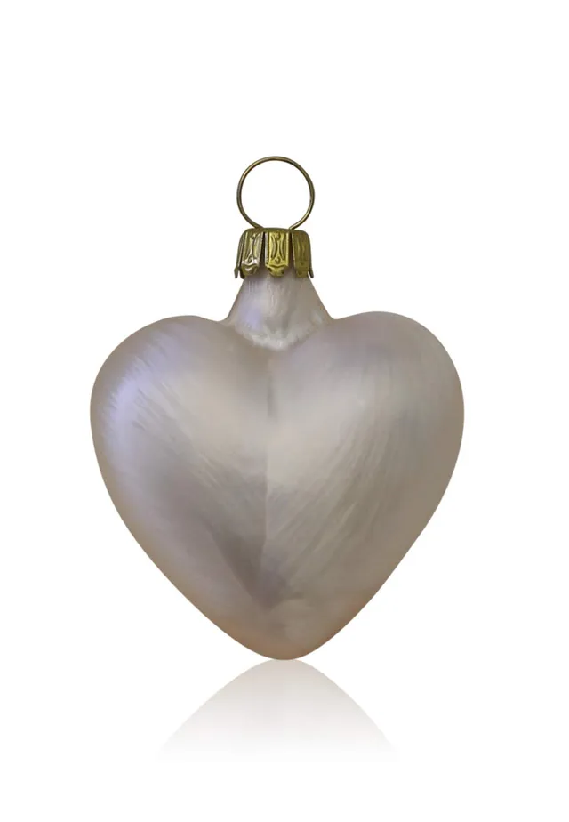 lauschaer-glas-christbaumschmuck-herzen-klein-eislack-champagner-4-st-ck-mundgeb image 1