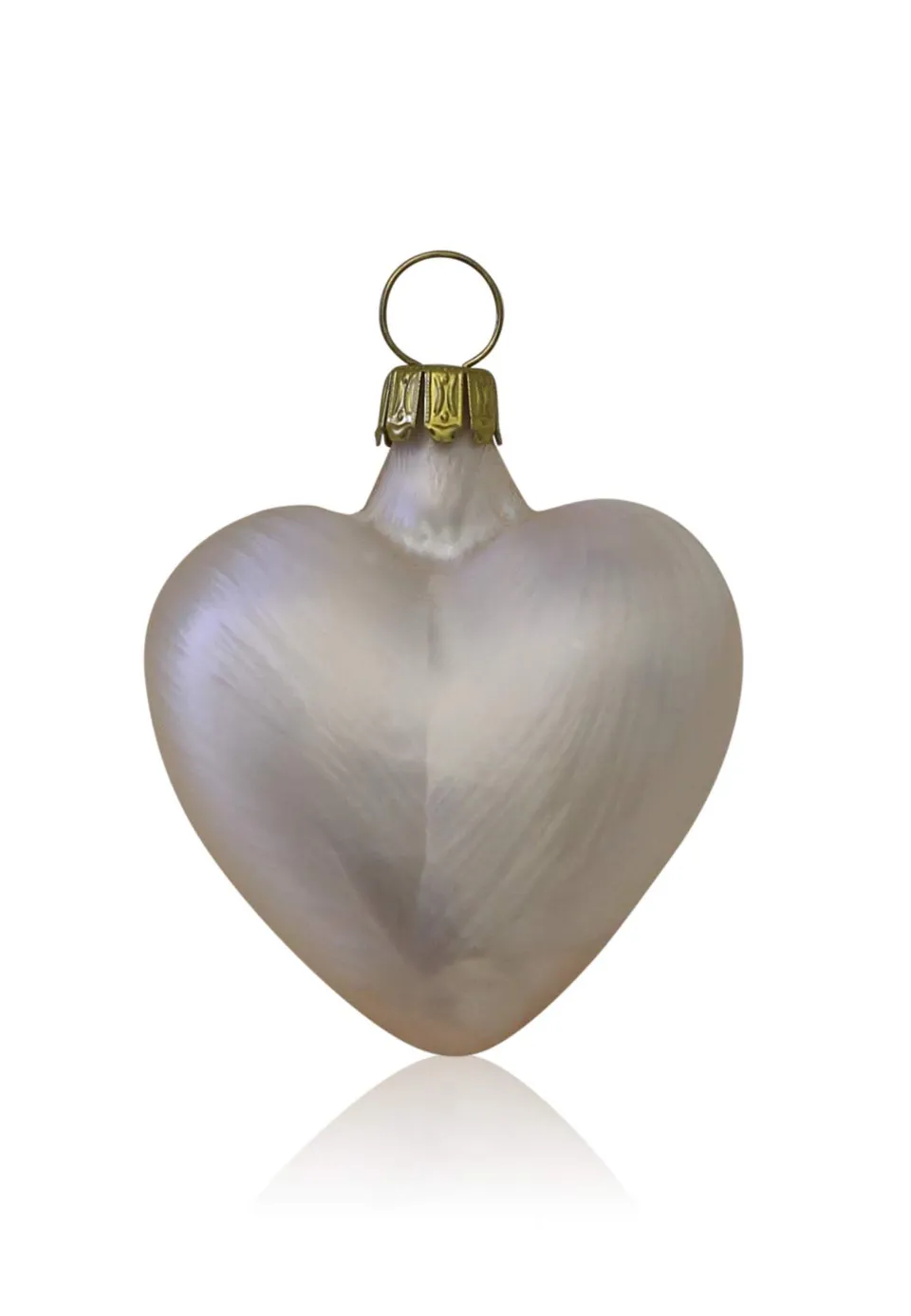 lauschaer-glas-christbaumschmuck-herzen-klein-eislack-champagner-4-st-ck-mundgeb image 1
