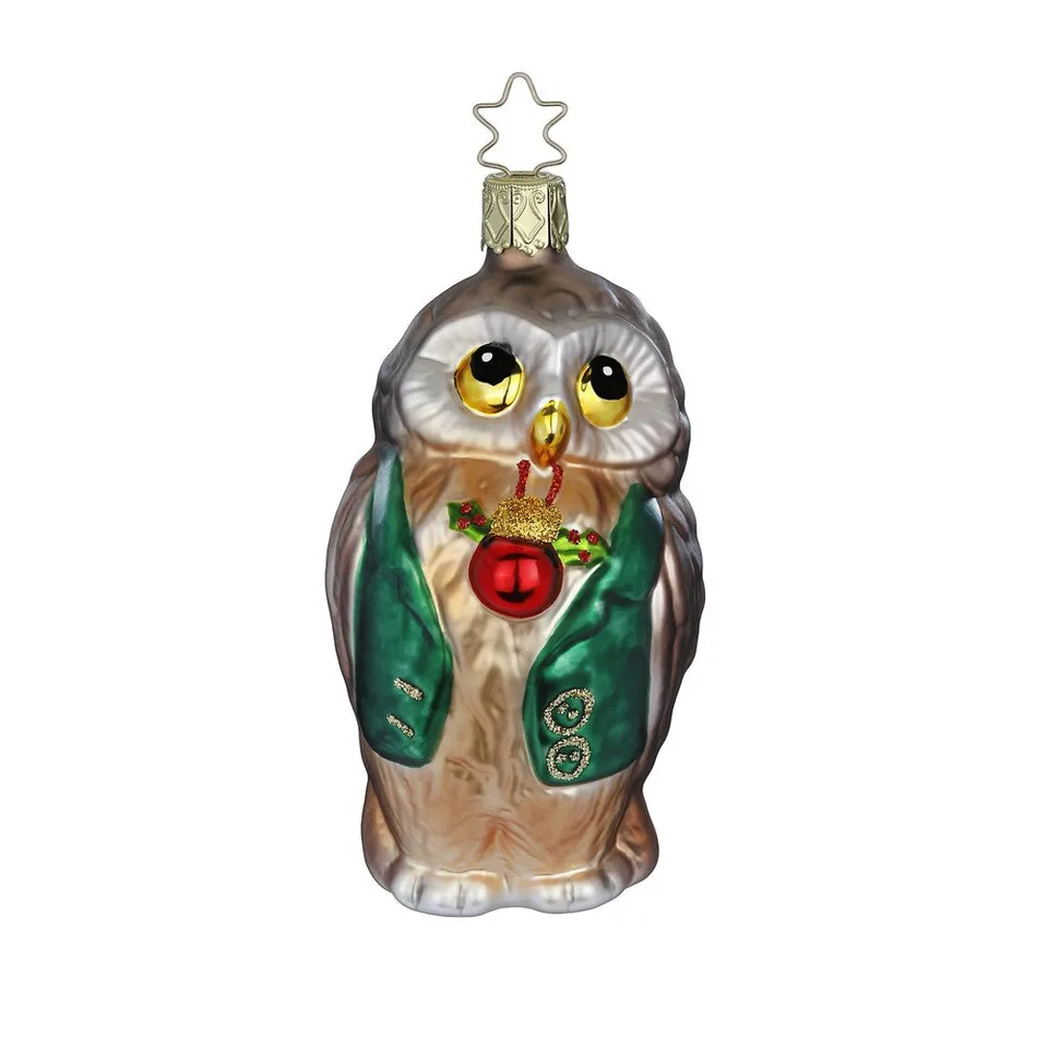 inge-glas-eule-aus-dem-lichterwald-10-5-cm-glas-figur image 1