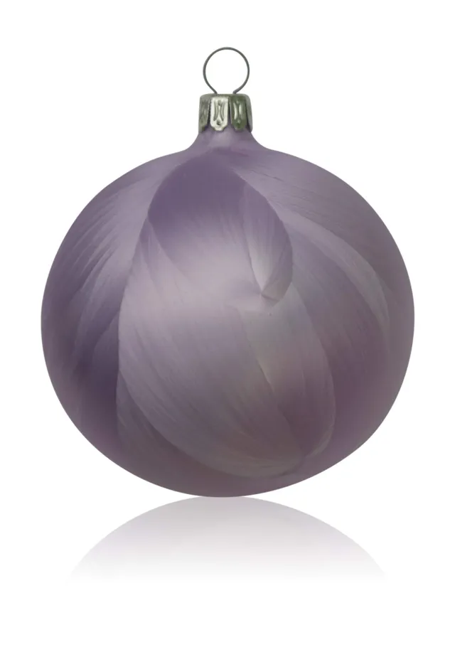 lauschaer-glas-christbaumkugeln-eislack-flieder-3-st-ck-8-cm-glas image 1
